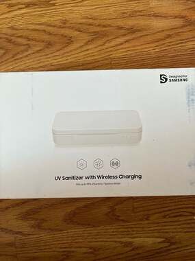 Samsung UV Sanitizer with Qi Wireless Charging GP-TOU020SACWU White